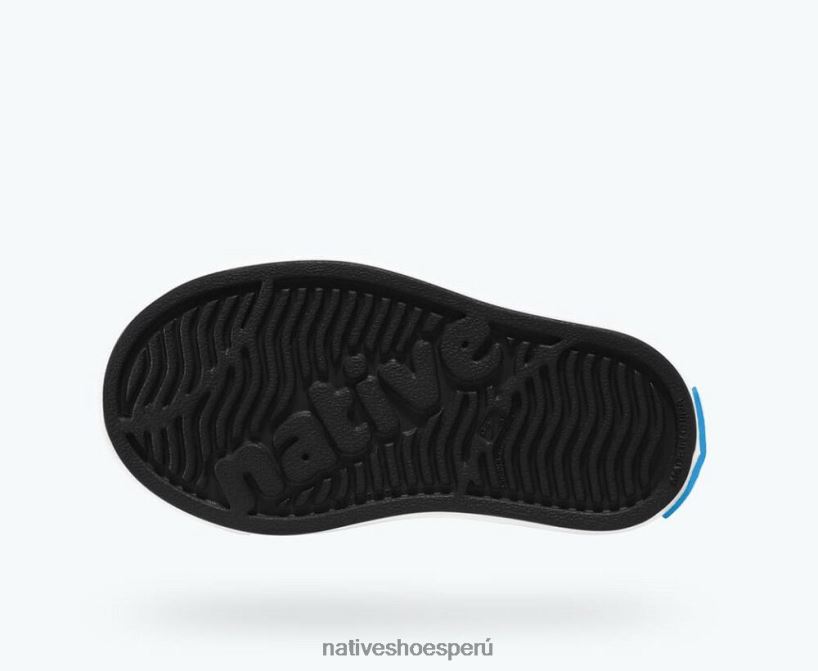 educacion fisica Native Shoes niños millas Jiffy negro/blanco concha HV64F8203 calzado