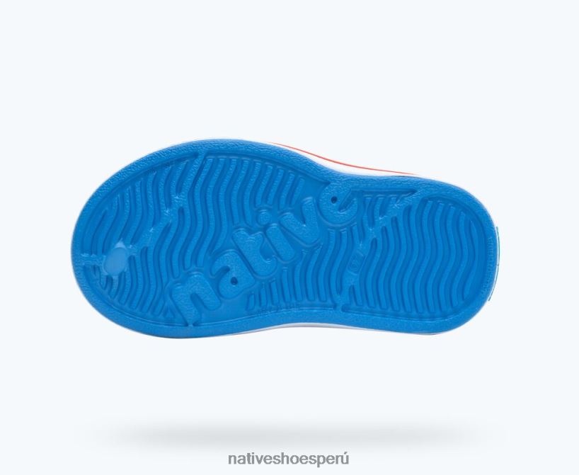 educacion fisica Native Shoes niños millas azul descansando/blanco concha/hiper rojo HV64F8150 calzado