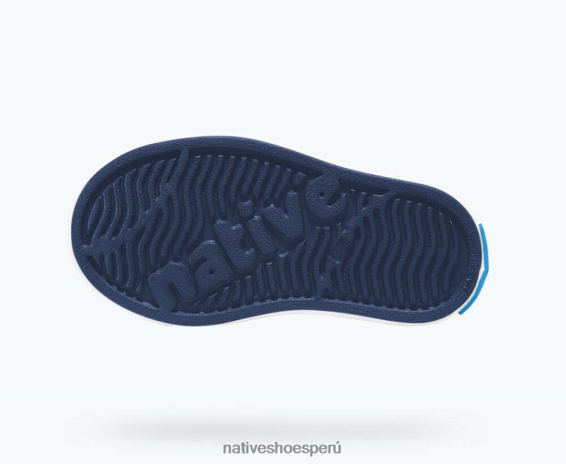 educacion fisica Native Shoes niños millas azul regata/blanco concha HV64F8143 calzado