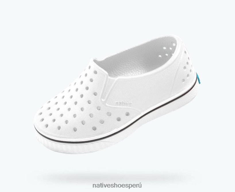 educacion fisica Native Shoes niños millas concha blanca HV64F8153 calzado