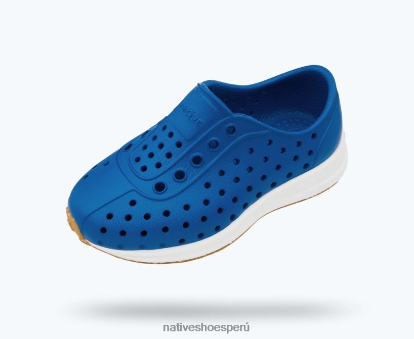 educacion fisica Native Shoes niños robbie sugarlite Azul victoria/blanco concha/puré de goma moteada HV64F8149 calzado