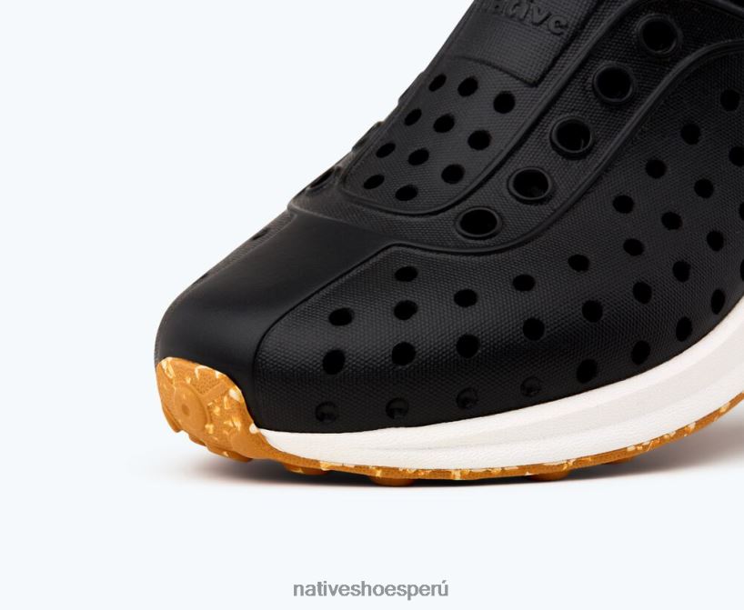 educacion fisica Native Shoes niños robbie sugarlite Jiffy negro/blanco concha/puré de goma moteada HV64F8186 calzado