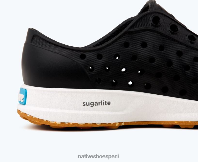 educacion fisica Native Shoes niños robbie sugarlite Jiffy negro/blanco concha/puré de goma moteada HV64F8186 calzado