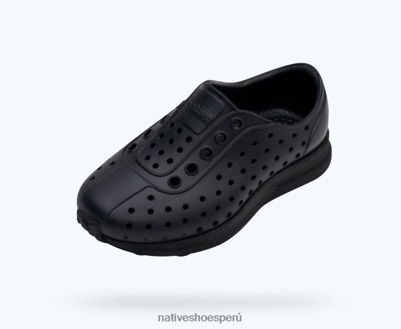 educacion fisica Native Shoes niños robbie sugarlite Jiffy negro/goma moteada Jiffy HV64F8174 calzado