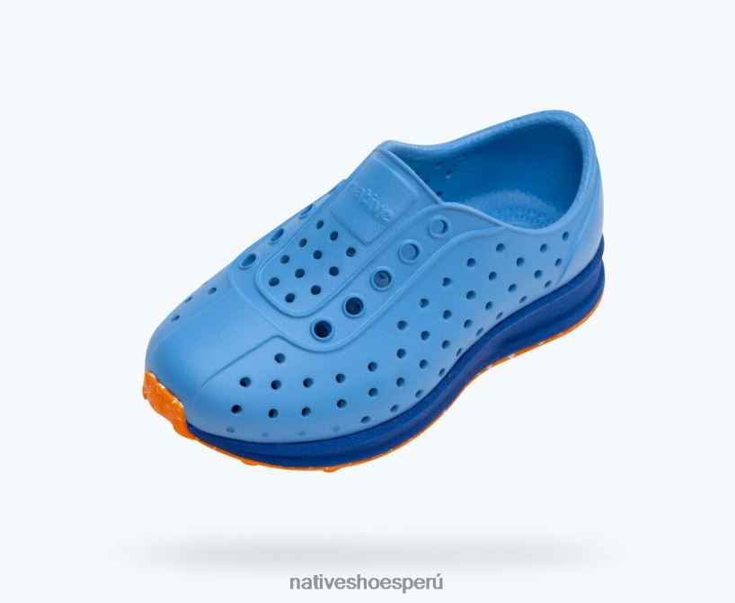educacion fisica Native Shoes niños robbie sugarlite azul descansando/azul uv/goma moteada ciudad HV64F8242 calzado