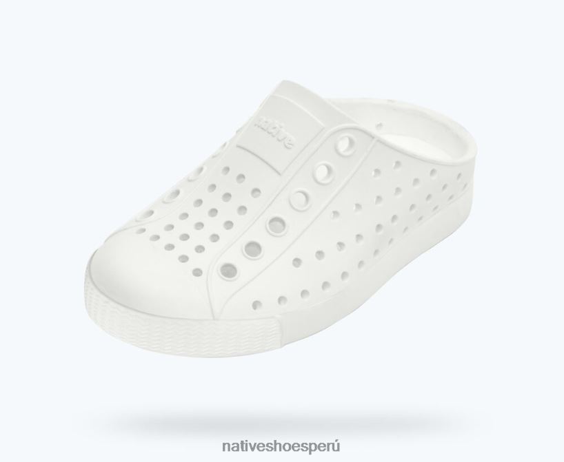 educacion fisica Native Shoes niños zueco jefferson sugarlite concha blanca HV64F8123 calzado