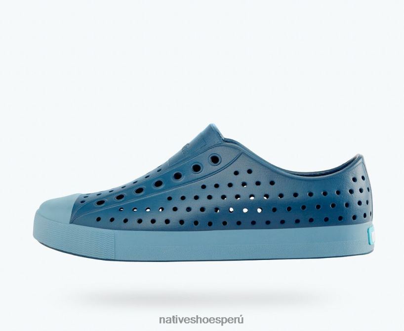 educacion fisica Native Shoes hombres jefferson azul retador/ todavía azul HV64F865 calzado