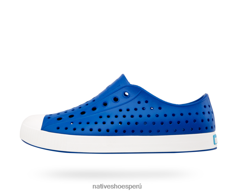 educacion fisica Native Shoes hombres jefferson azul victoria/blanco concha HV64F845 calzado