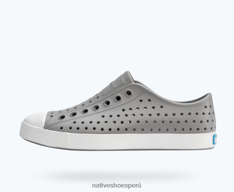 educacion fisica Native Shoes hombres jefferson gris paloma/blanco concha HV64F844 calzado