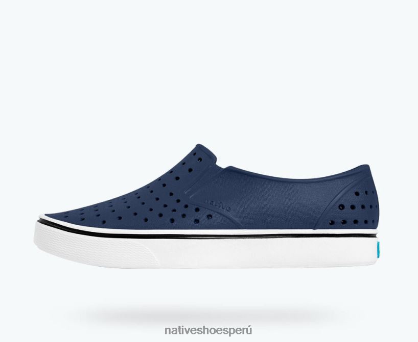 educacion fisica Native Shoes hombres millas azul regata/blanco concha HV64F846 calzado