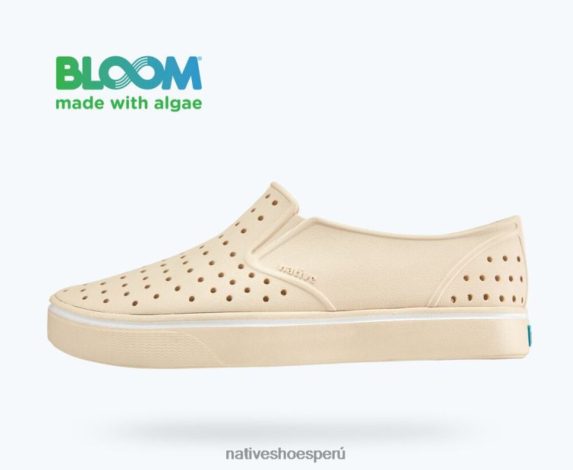 educacion fisica Native Shoes hombres millas florecen blanco hueso HV64F855 calzado