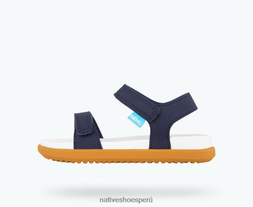 educacion fisica Native Shoes niños charley azul regata/ blanco concha/ marrón toffee HV64F899 calzado