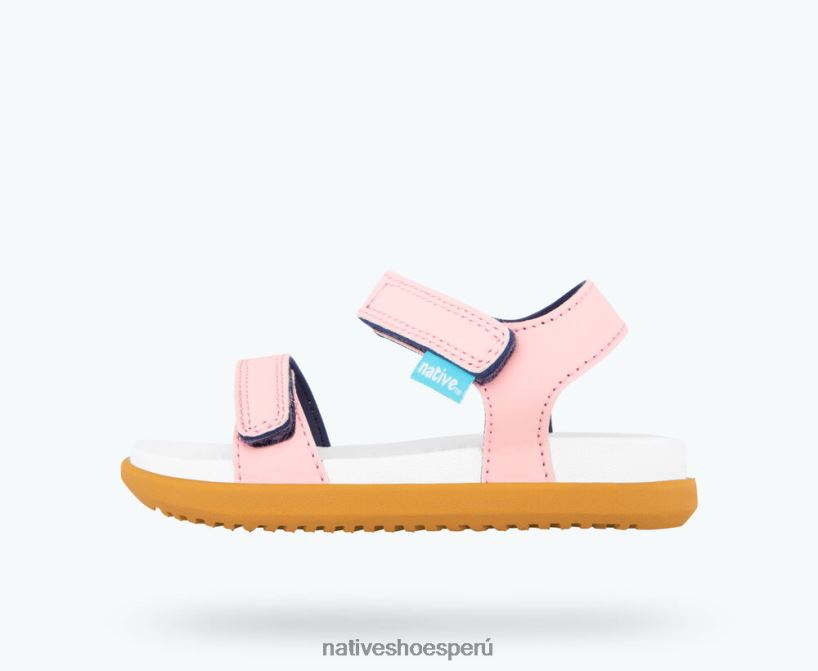 educacion fisica Native Shoes niños charley rosa princesa/blanco concha/marrón caramelo HV64F897 calzado