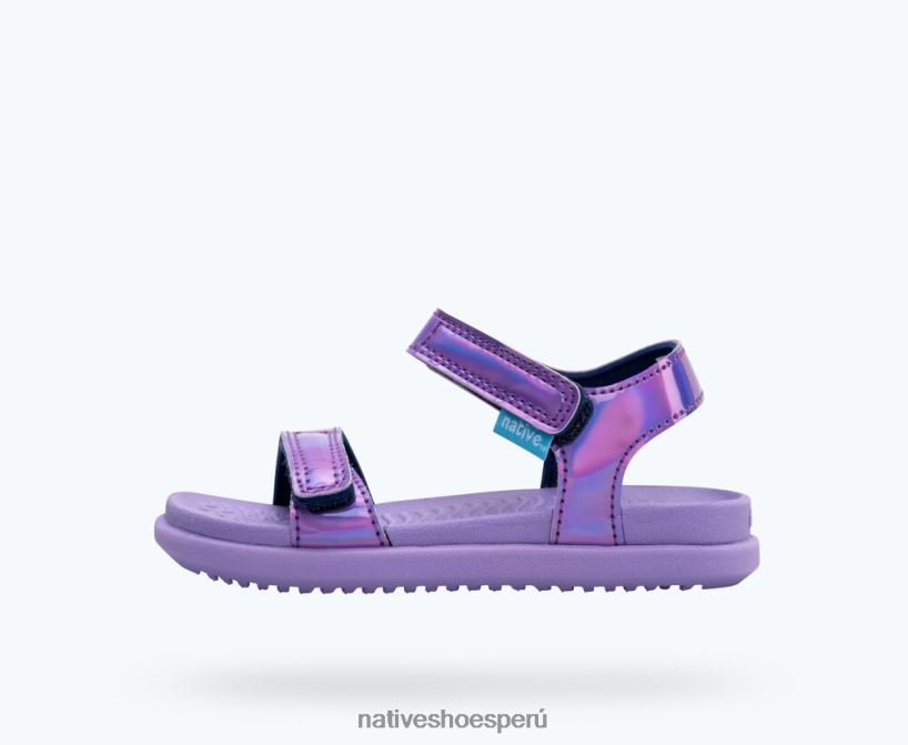 educacion fisica Native Shoes niños holograma de charley sugarlite holograma curativo/púrpura curativo HV64F8112 calzado