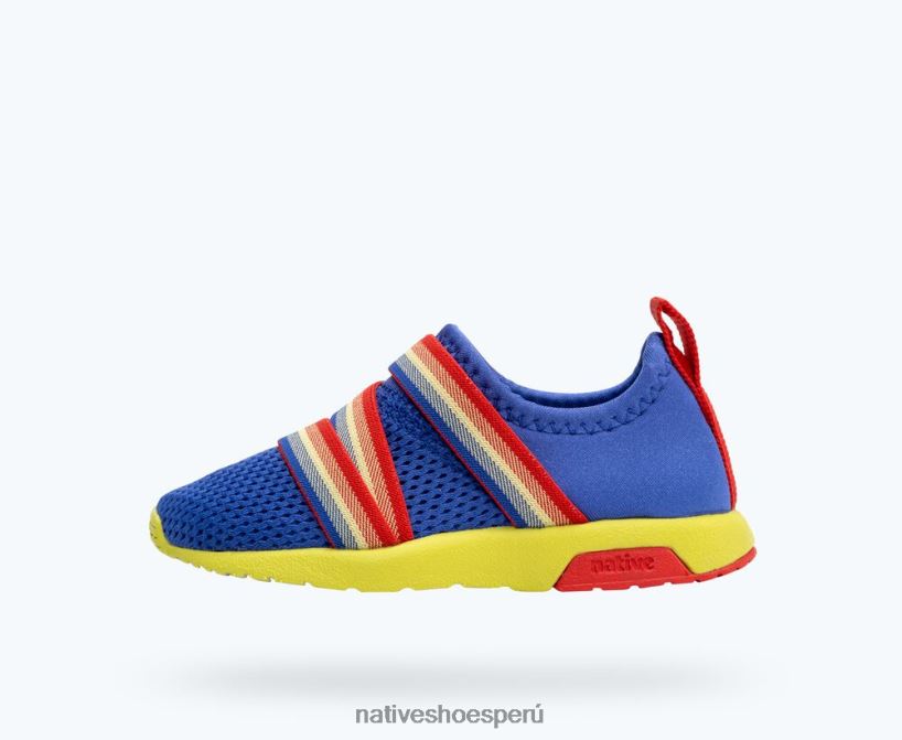 educacion fisica Native Shoes niños azúcar fénix azul ultravioleta/verde apio/hiperrojo HV64F8216 calzado