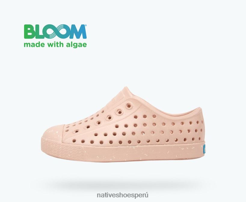 educacion fisica Native Shoes niños flor de jefferson rosa camaleón/motas de concha HV64F8218 calzado