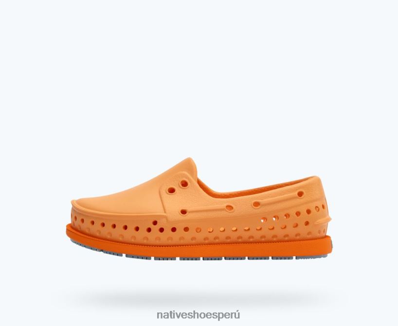 educacion fisica Native Shoes niños howard sugarlite Naranja papaya/naranja ciudad/caucho moteado cielo HV64F8240 calzado