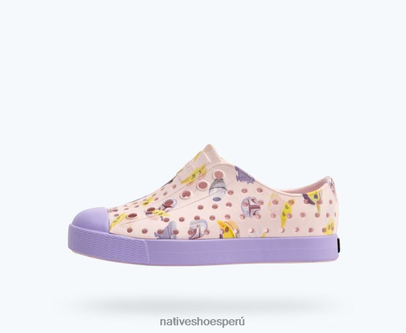 educacion fisica Native Shoes niños impresión de jefferson star wars rosa leche/ morado curativo/ mando aop HV64F8223 calzado