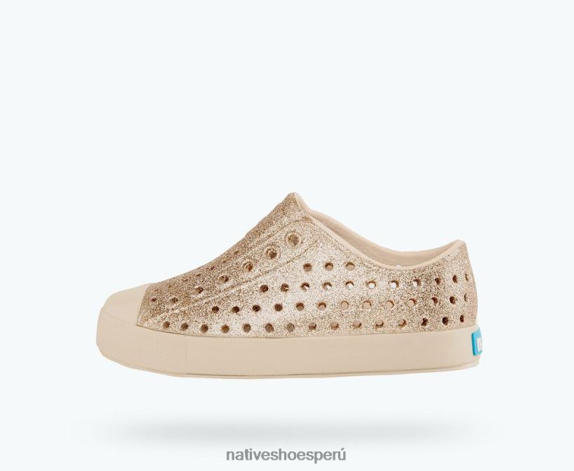educacion fisica Native Shoes niños jefferson bling sal de roca bling/ sal de roca rosa HV64F8156 calzado