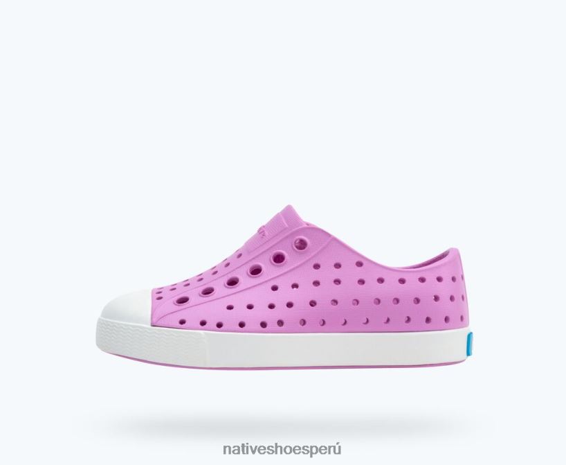 educacion fisica Native Shoes niños jefferson rosa baya de invierno/blanco concha HV64F8166 calzado