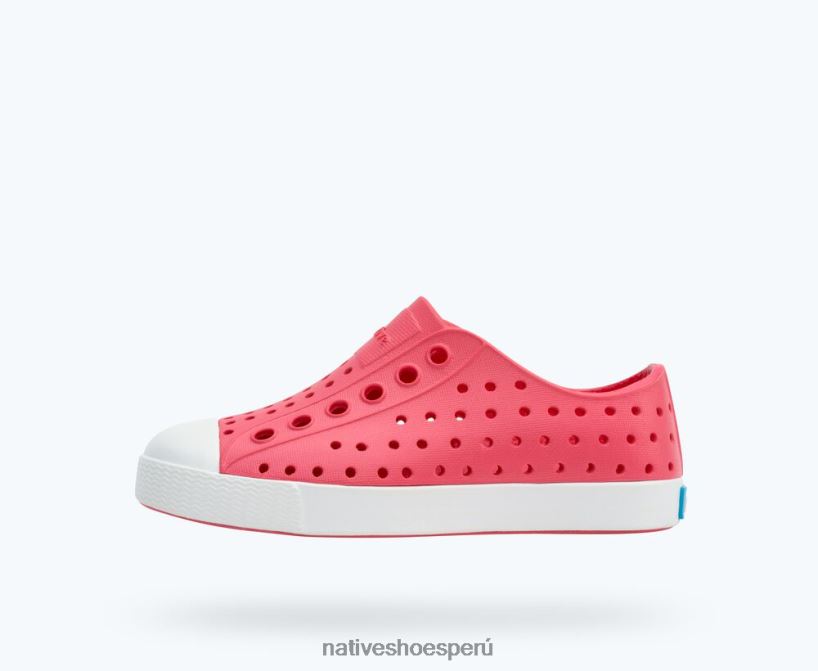 educacion fisica Native Shoes niños jefferson rosa deslumbrante/blanco concha HV64F8221 calzado