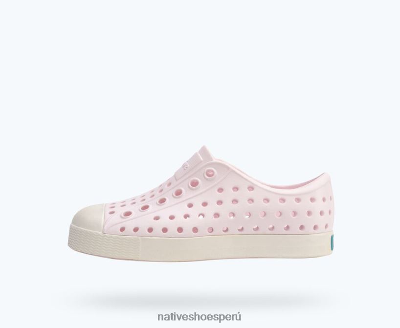 educacion fisica Native Shoes niños jefferson rosa leche/blanco concha HV64F8134 calzado