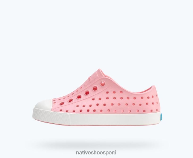 educacion fisica Native Shoes niños jefferson rosa princesa/ blanco concha HV64F8136 calzado