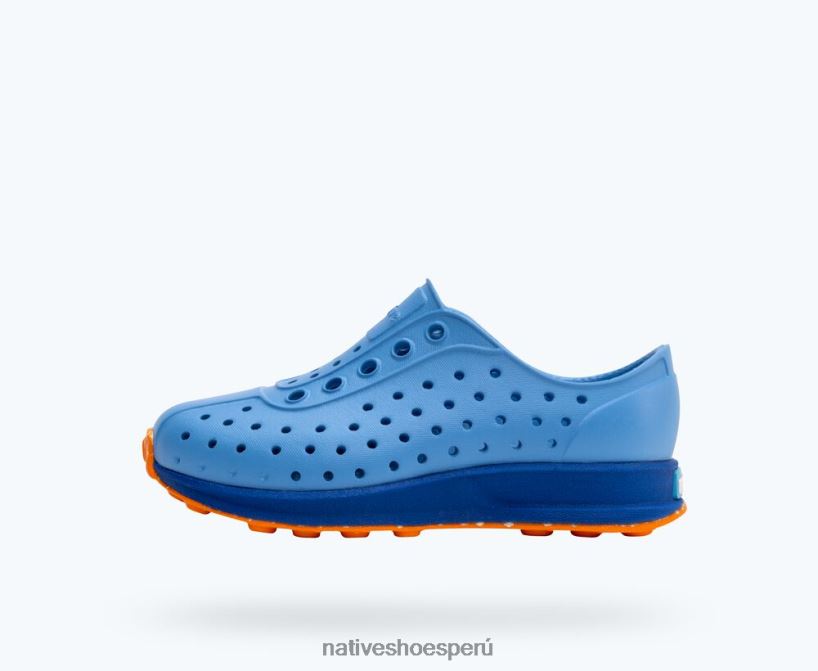 educacion fisica Native Shoes niños robbie sugarlite azul descansando/azul uv/goma moteada ciudad HV64F8242 calzado